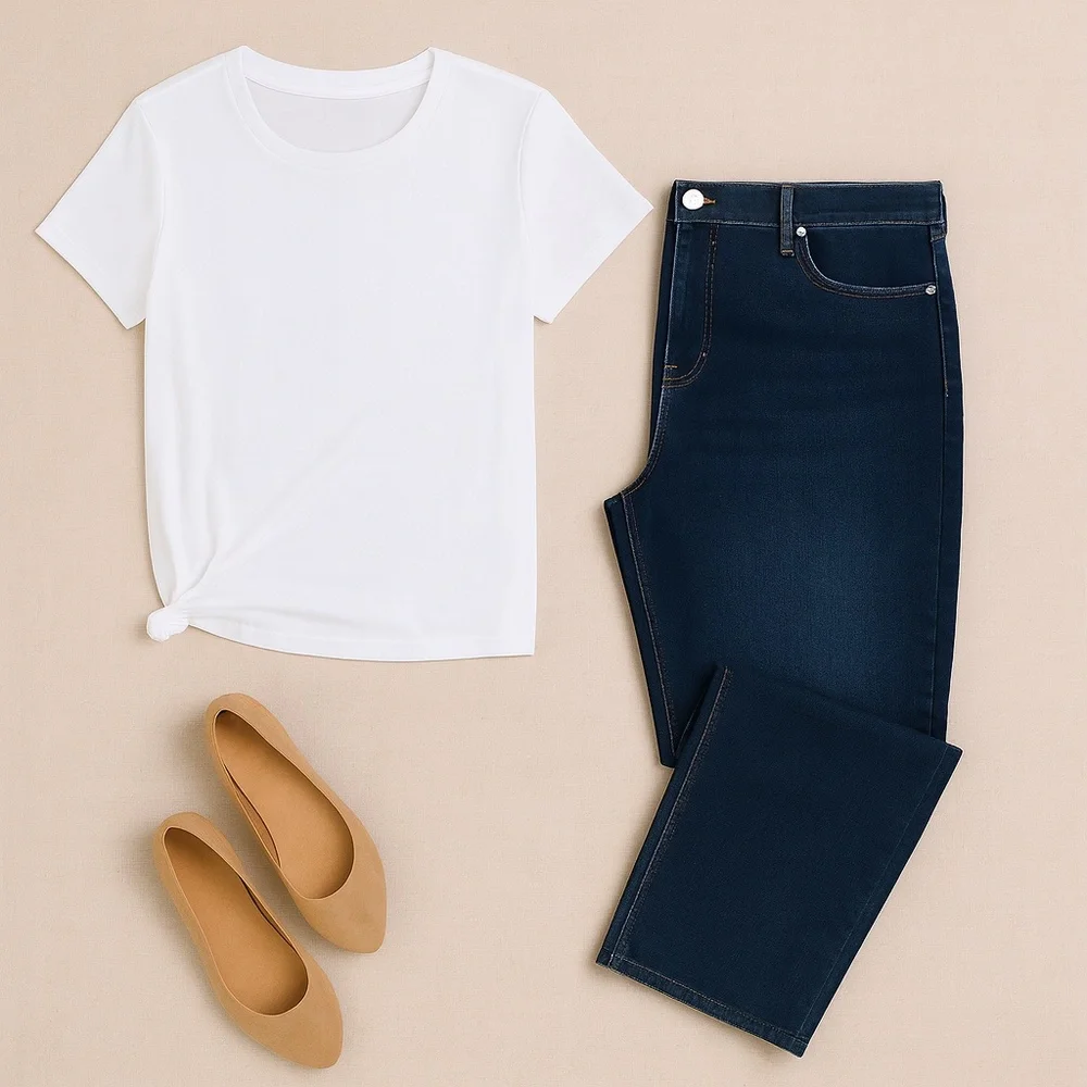 Everlane Straight Leg Jeans Dark Wash Organic Cotton Denim Womens 34x28 - Picture 2 of 9